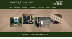 Desktop Screenshot of inmanandstrickler.com